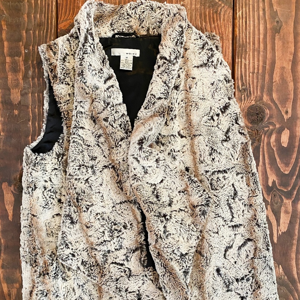WD NY Faux Fur Vest